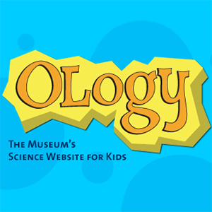 The logo for Ology a science website for kids
